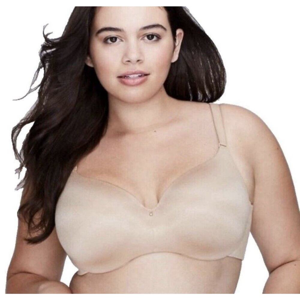 Cacique Invisible Backsmoother Balconette Bra Size 44B Tan Lightly Lined NWT